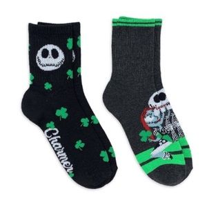 Nightmare Before Christmas St. Patrick’s Day socks NWT
